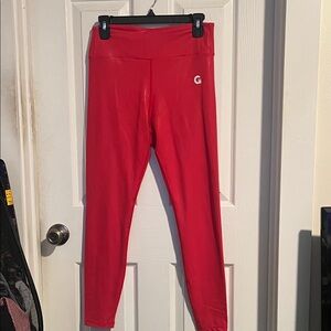 Grrrl Red Galactic Next Level Leggings size Amanda/Heather